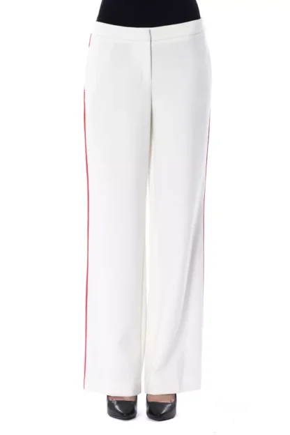 BYBLOS - White Polyester Women Pant