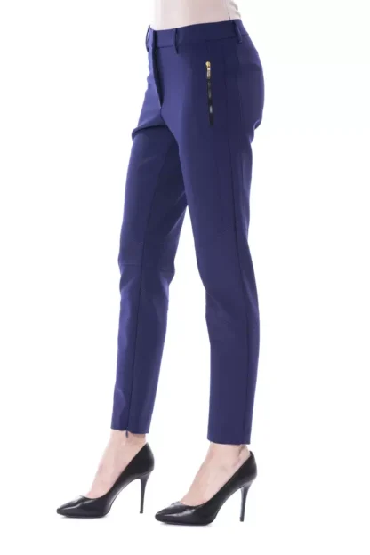 BYBLOS - Blue Polyester Women Pants