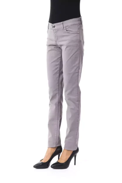 BYBLOS - Gray Cotton Women Pants