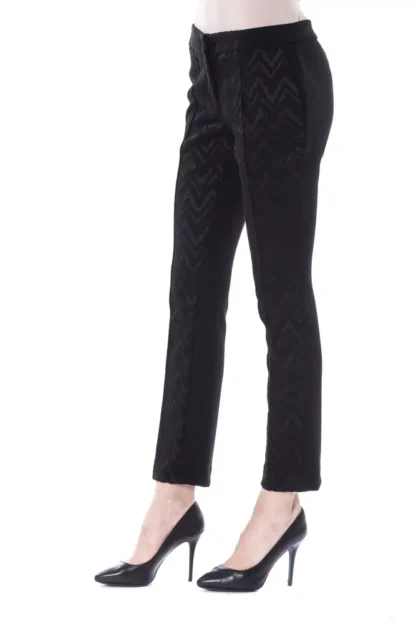 BYBLOS - Black Acrylic Women Pants