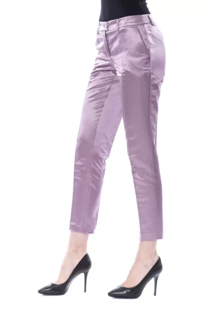 BYBLOS - Purple Cotton Women Pant