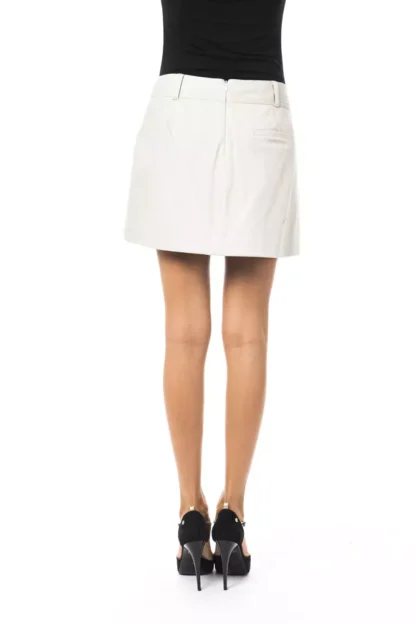 BYBLOS - Gray Cotton Women Skirt