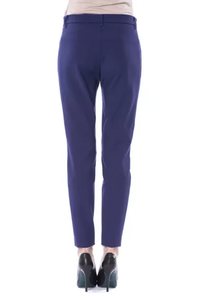 BYBLOS - Blue Polyester Women Pants