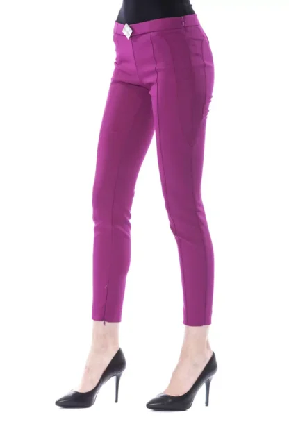 BYBLOS - Purple Polyester Women Pants