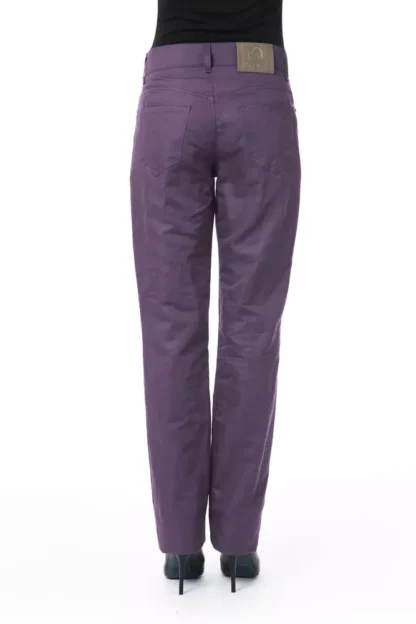 BYBLOS - Purple Cotton Women Pants