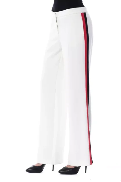 BYBLOS - White Polyester Women Pant