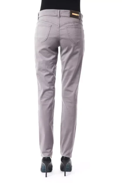 BYBLOS - Gray Cotton Women Pants