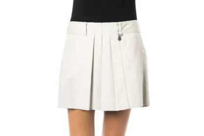 BYBLOS - Gray Cotton Women Skirt