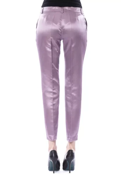 BYBLOS - Purple Cotton Women Pant