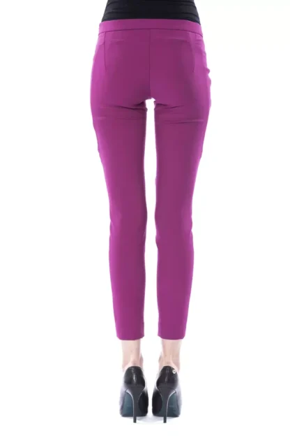 BYBLOS - Purple Polyester Women Pants