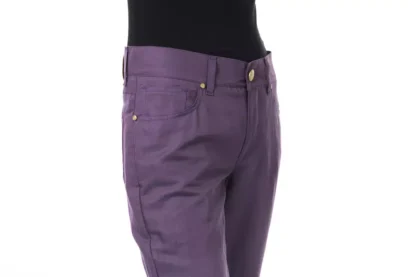 BYBLOS - Purple Cotton Women Pants