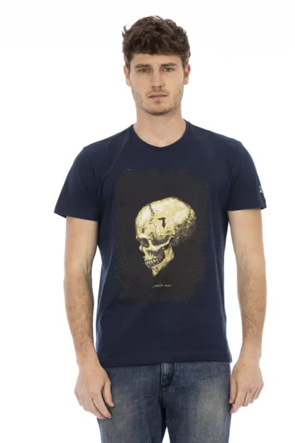 Trussardi Action - Blue Cotton Men T-Shirt