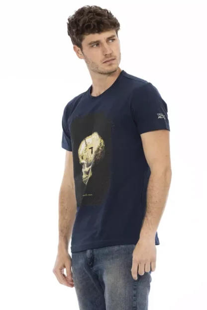 Trussardi Action - Blue Cotton Men T-Shirt