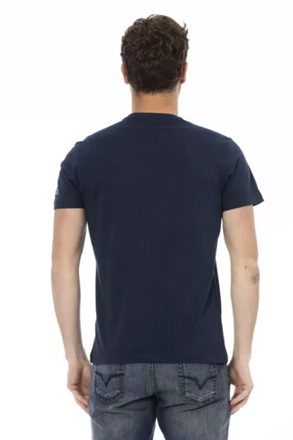 Trussardi Action - Blue Cotton Men T-Shirt