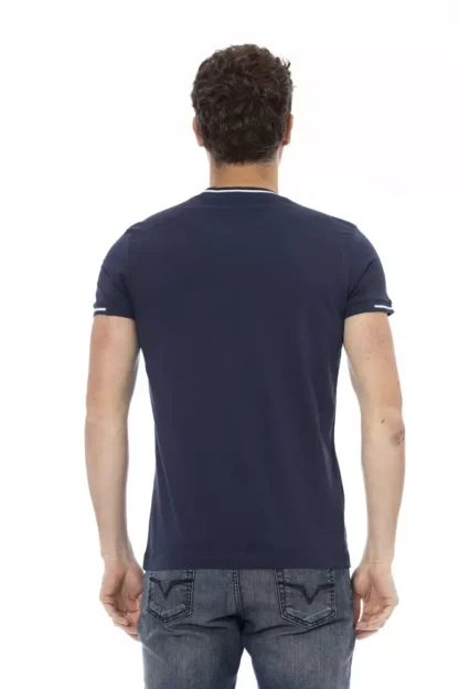 Trussardi Action - Blue Cotton Men T-Shirt