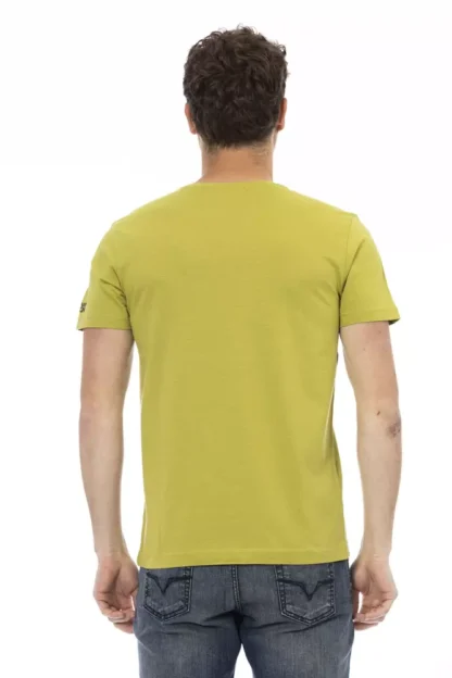 Trussardi Action - Green Cotton Men T-Shirt