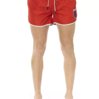 Bikkembergs - White Polyester Men Swim Short