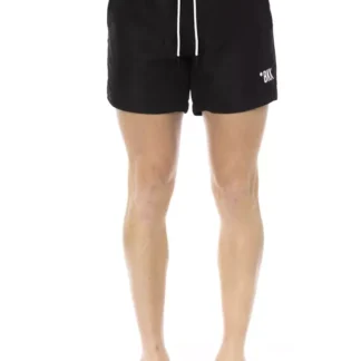 Bikkembergs - Black Polyamide Men Swim Short