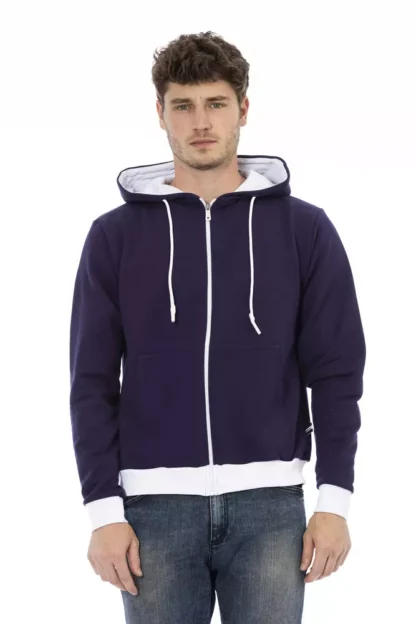 Baldinini Trend - Purple Wool Men Sweater