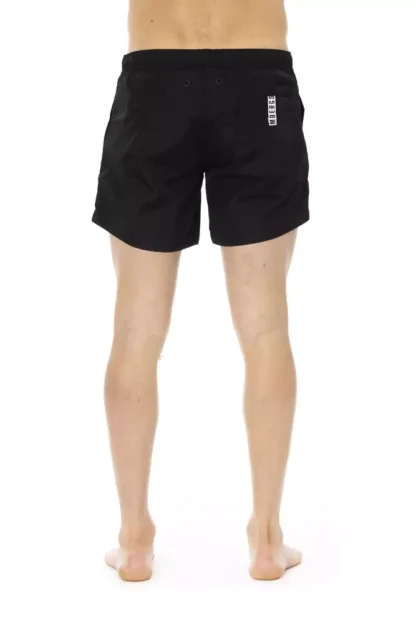 Bikkembergs - Black Polyamide Men Swim Short