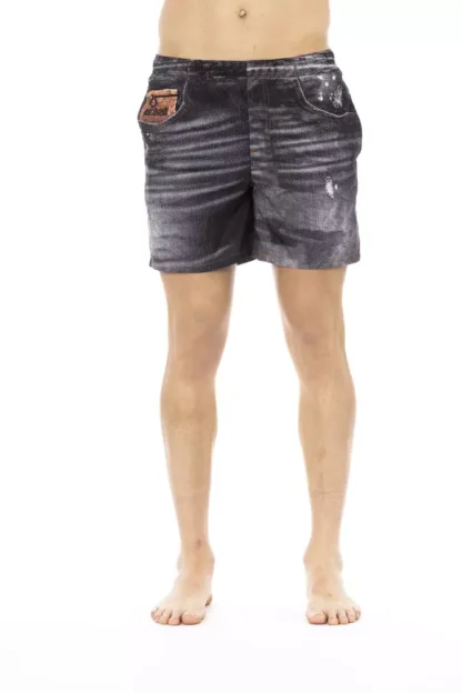 Just Cavalli - Black Polyester Men's Swim Short