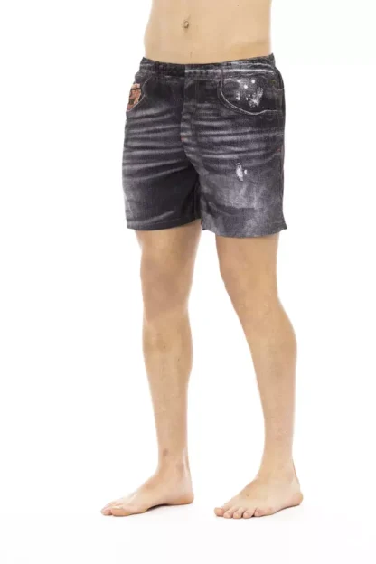 Just Cavalli - Black Polyester Men's Swim Short