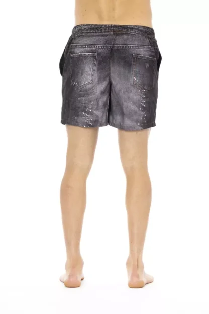 Just Cavalli - Black Polyester Men's Swim Short