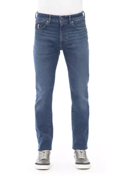 Baldinini Trend - Blue Cotton Men Jeans