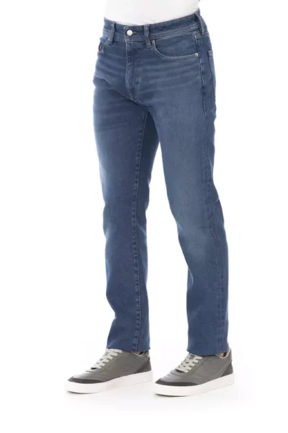 Baldinini Trend - Blue Cotton Men Jeans