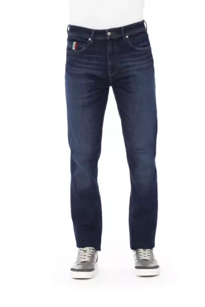 Baldinini Trend - Blue Cotton Men Jeans