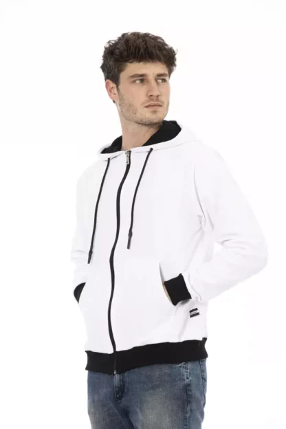 Baldinini Trend - White Cotton Men Sweater