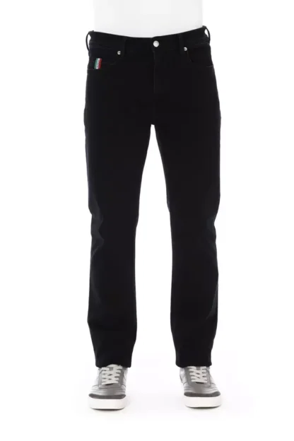 Baldinini Trend - Black Cotton Men Jeans