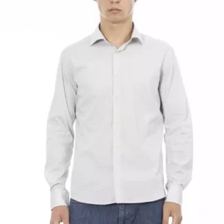 Baldinini Trend - Blue Cotton Men Shirt