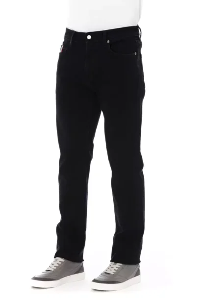 Baldinini Trend - Black Cotton Men Jeans