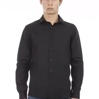 Baldinini Trend - White Cotton Mens Shirt