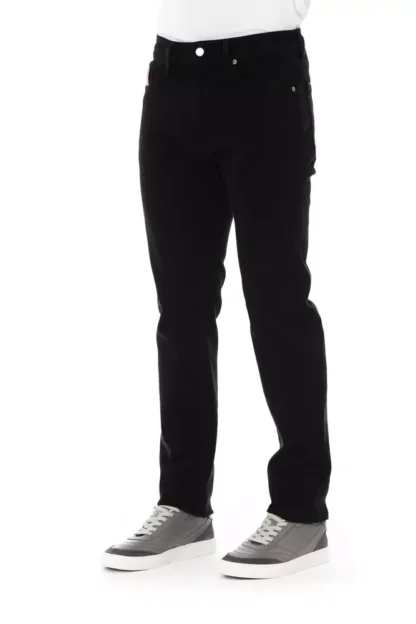 Baldinini Trend - Black Cotton Men Jeans