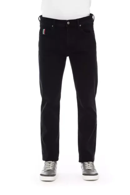 Baldinini Trend - Black Cotton Men Jeans