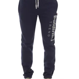 Baldinini Trend - Chic Black Cotton Sport Sweatpants