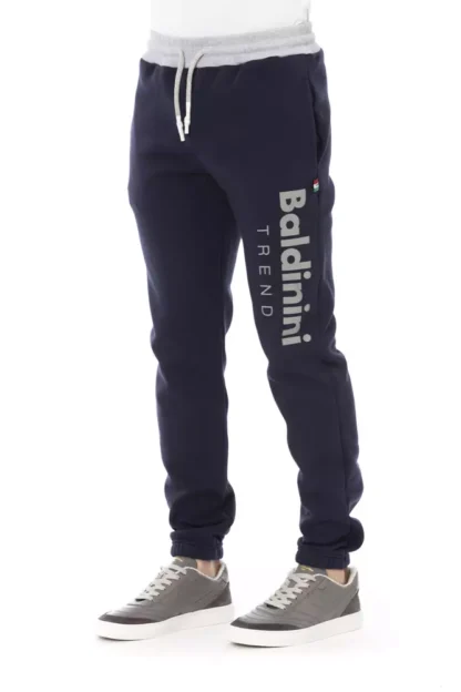 Baldinini Trend - Blue Cotton Men Sport Pant