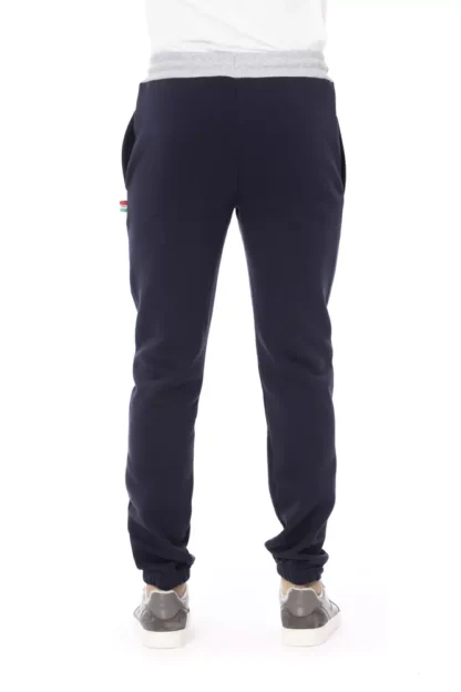 Baldinini Trend - Blue Cotton Men Sport Pant