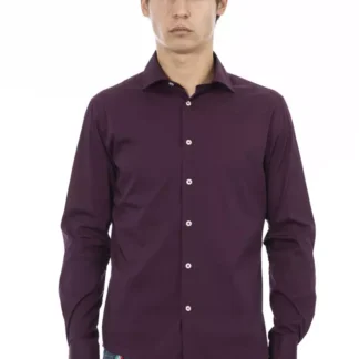 Baldinini Trend Light Blue Cotton Shirt