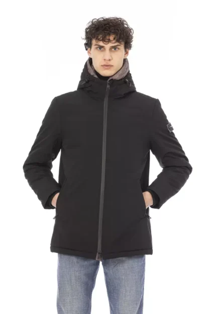 Baldinini Trend - Black Polyester Men Jacket