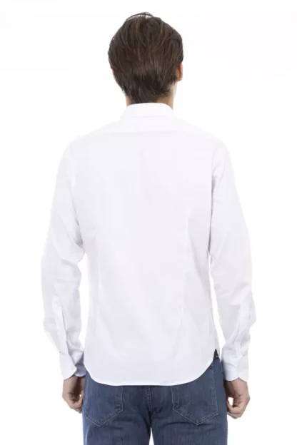 Baldinini Trend - White Cotton Mens Shirt