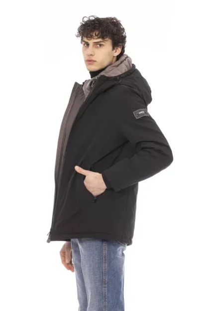 Baldinini Trend - Black Polyester Men Jacket