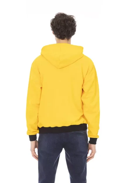 Baldinini Trend - Yellow Cotton Men Hoodie