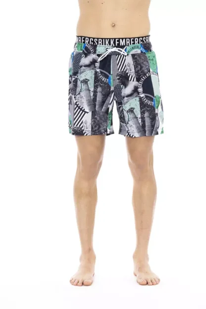 Bikkembergs - Multicolor Polyester Men Swim Short