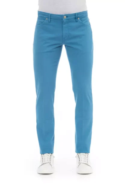 PT Torino - Light Blue Cotton Men Jeans