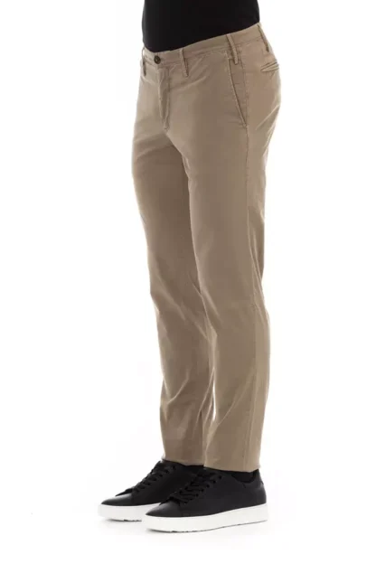 PT Torino - Beige Cotton Men Trouser