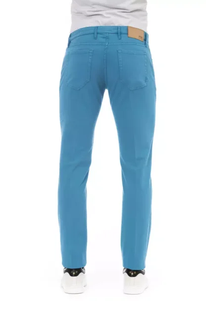 PT Torino - Light Blue Cotton Men Jeans