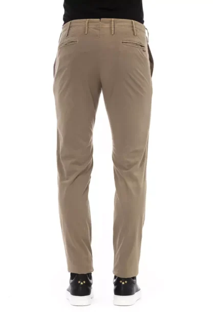 PT Torino - Beige Cotton Men Trouser